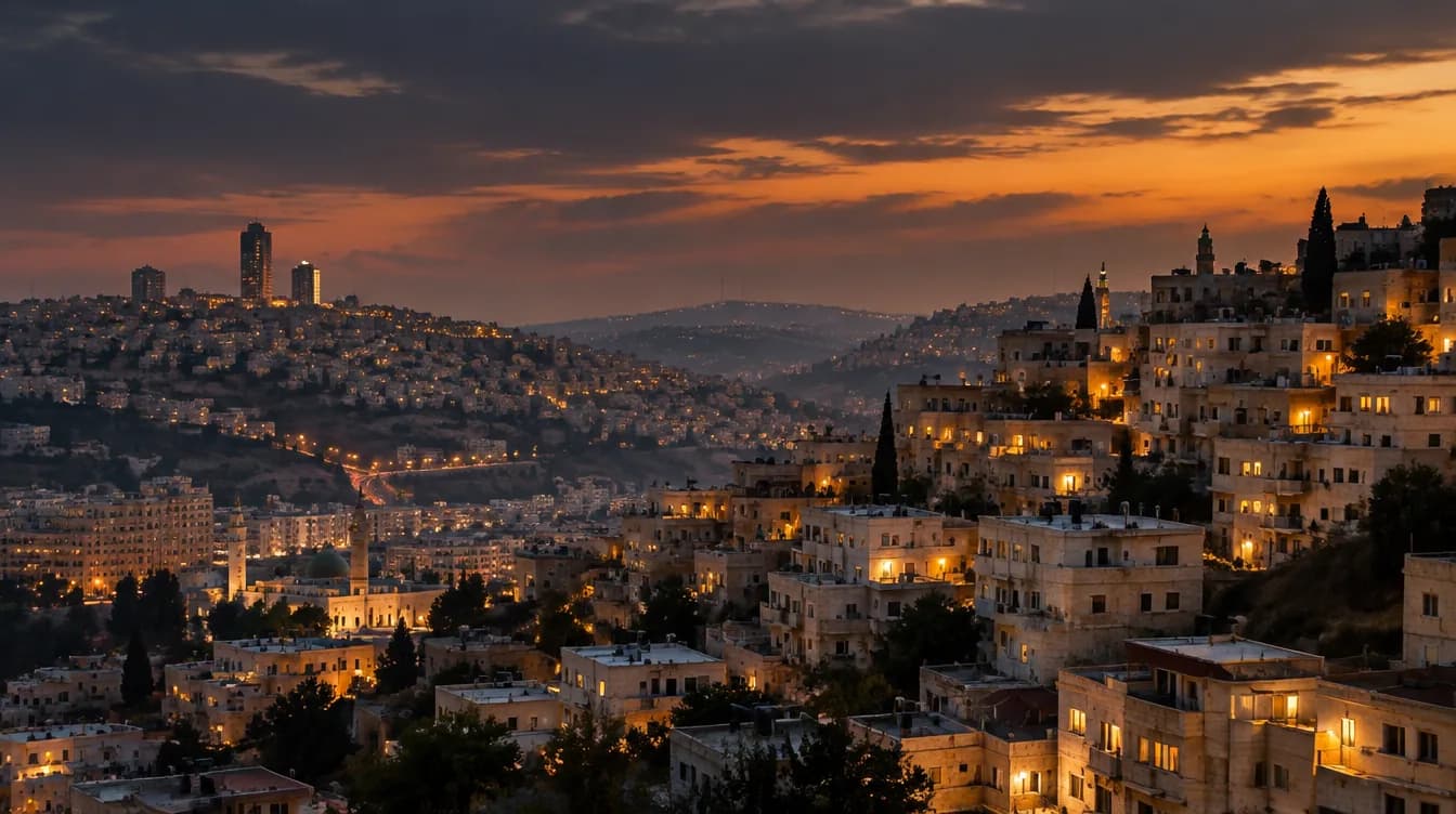 عمّان عند الغروب — حيث تبدأ هذه المشاريع
